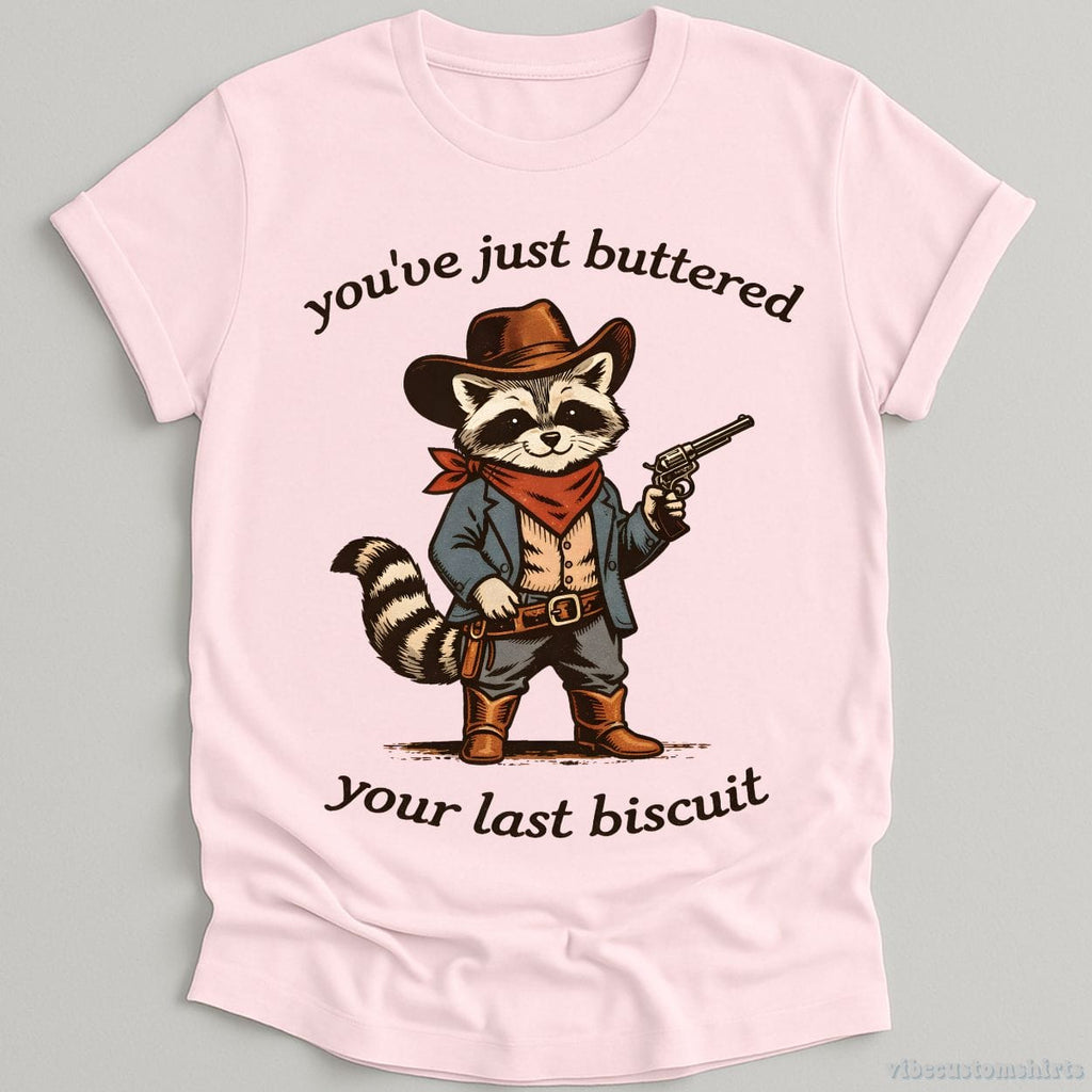 You’ve Just Buttered Your Last Biscuit Cowboy Raccoon Shirt product image 7