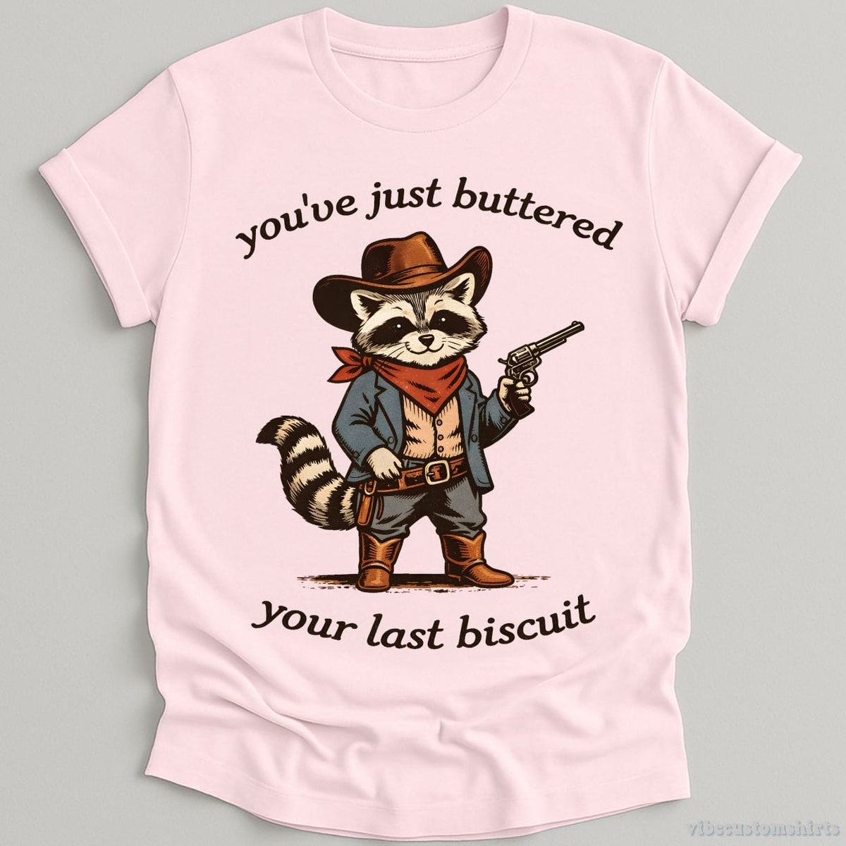 You’ve Just Buttered Your Last Biscuit Cowboy Raccoon Shirt product image 7