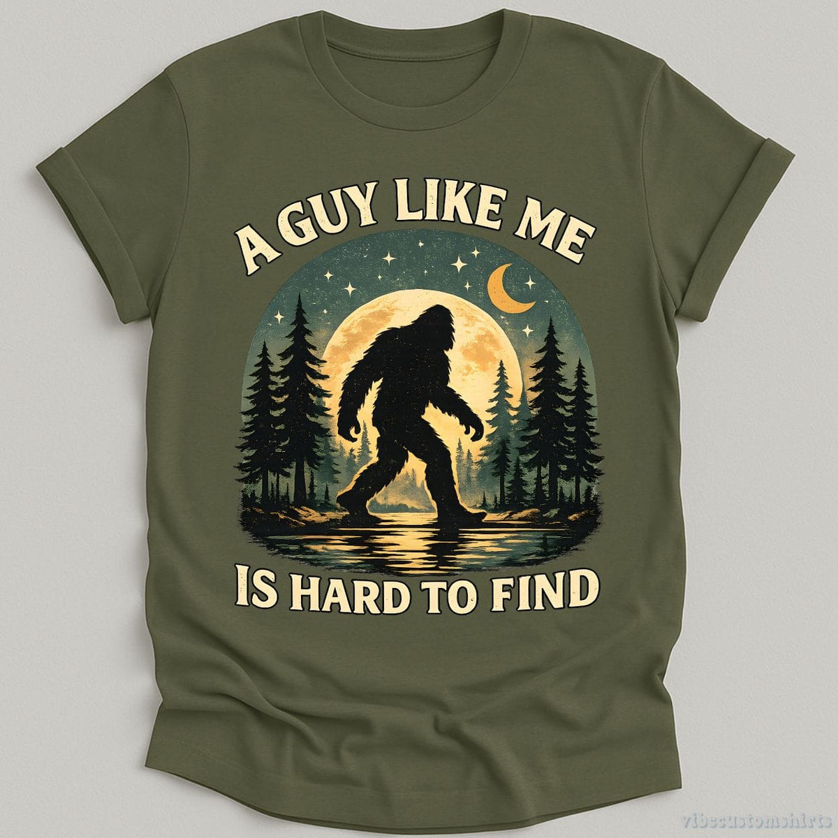 A Guy Like Me Is Hard To Find Funny Bigfoot Sasquatch Shirt product image 4
