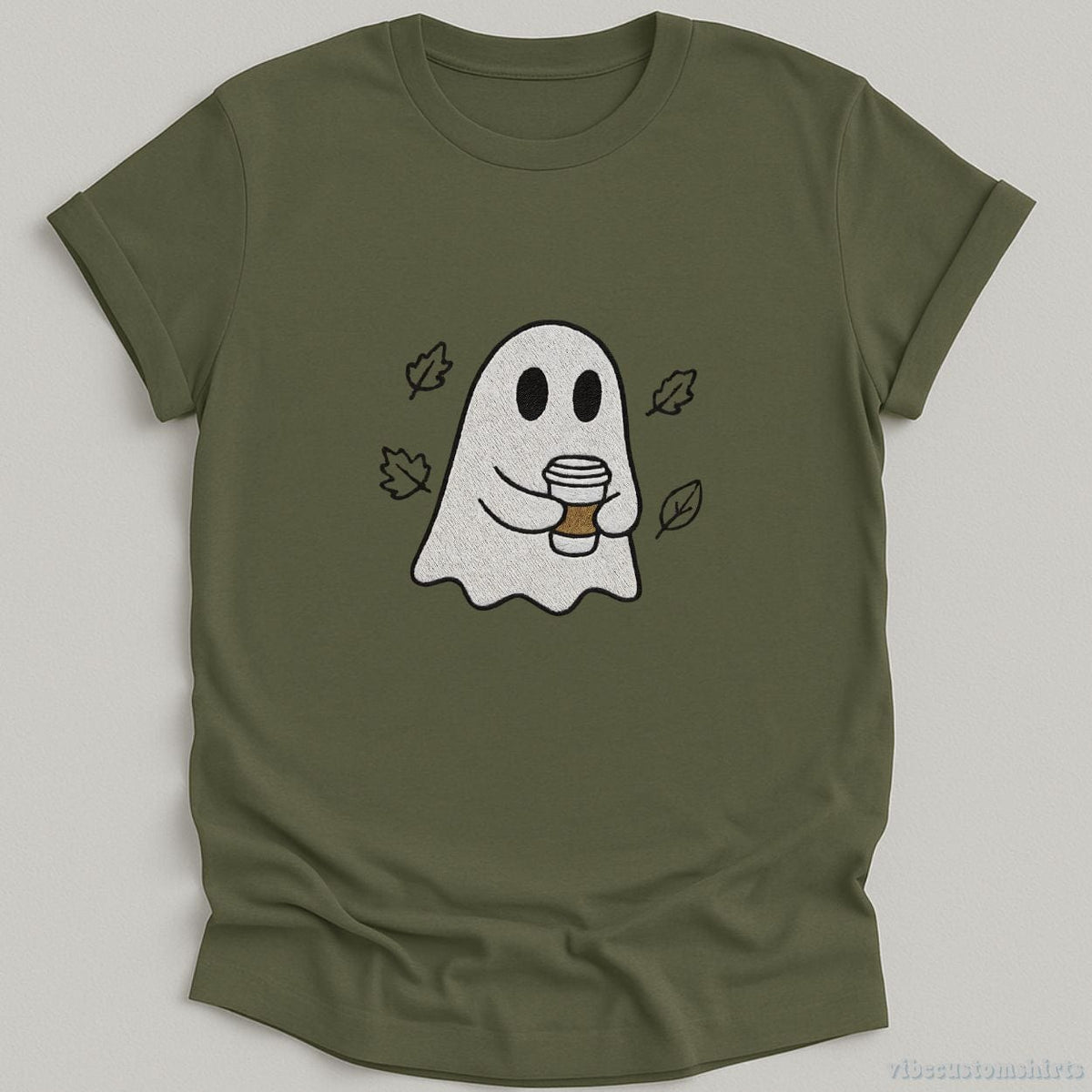 Funny Ghost Halloween Coffee Lover Shirt product image 3