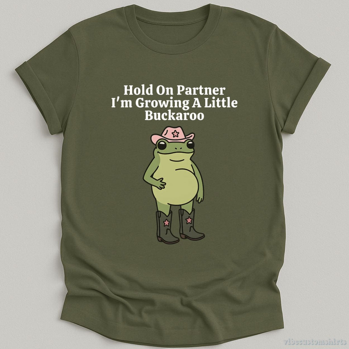 Hold On Partner I'm Growing A Little Buckaroo Shirt product image 6