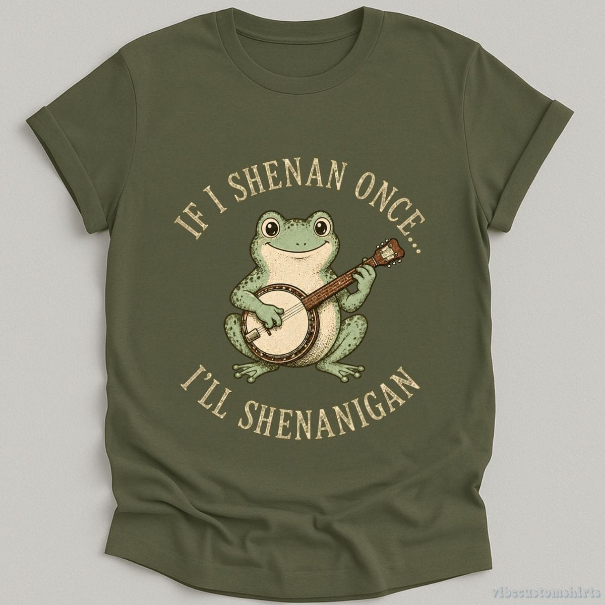If I Shenan Once I'll Shenanigan Frog With Banjo Shirt product image 5