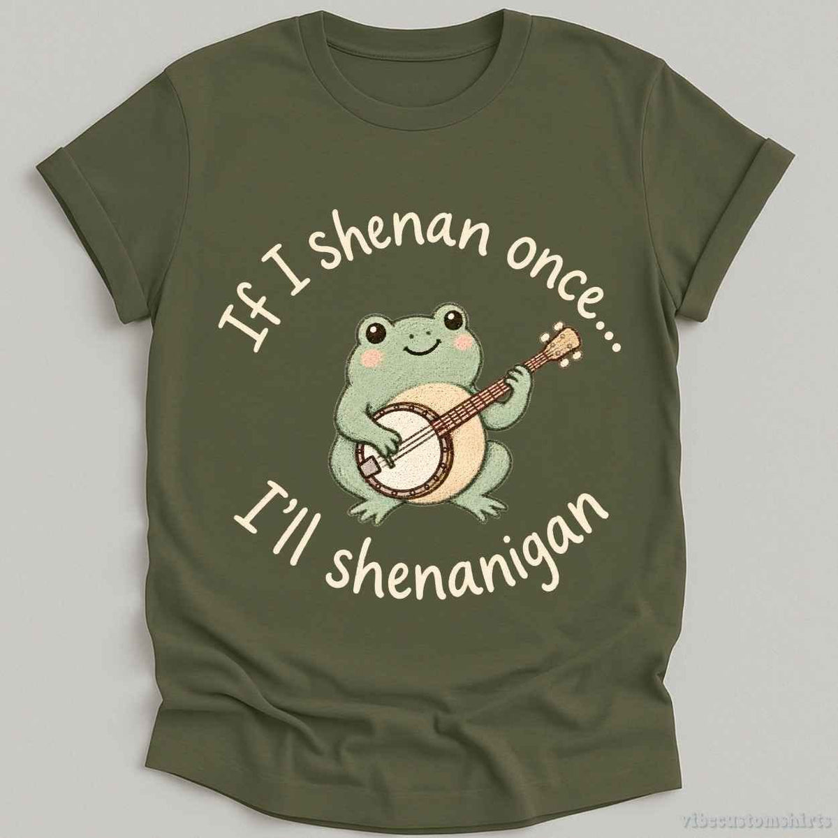 If I Shenan Once I'll Shenanigan Frog With Banjo Shirt product image 1