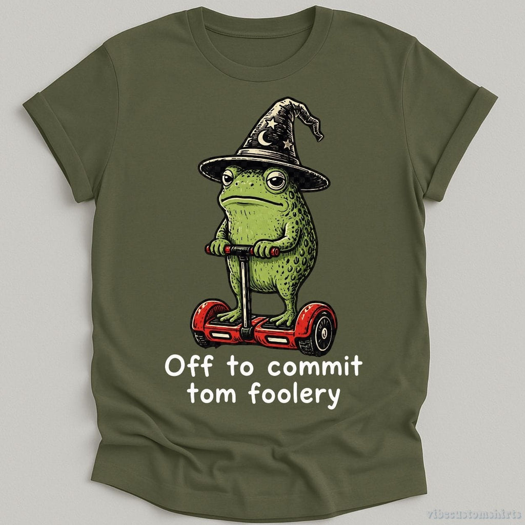 Off To Commit Tom Foolery Wizard Frog Shirt product image 5