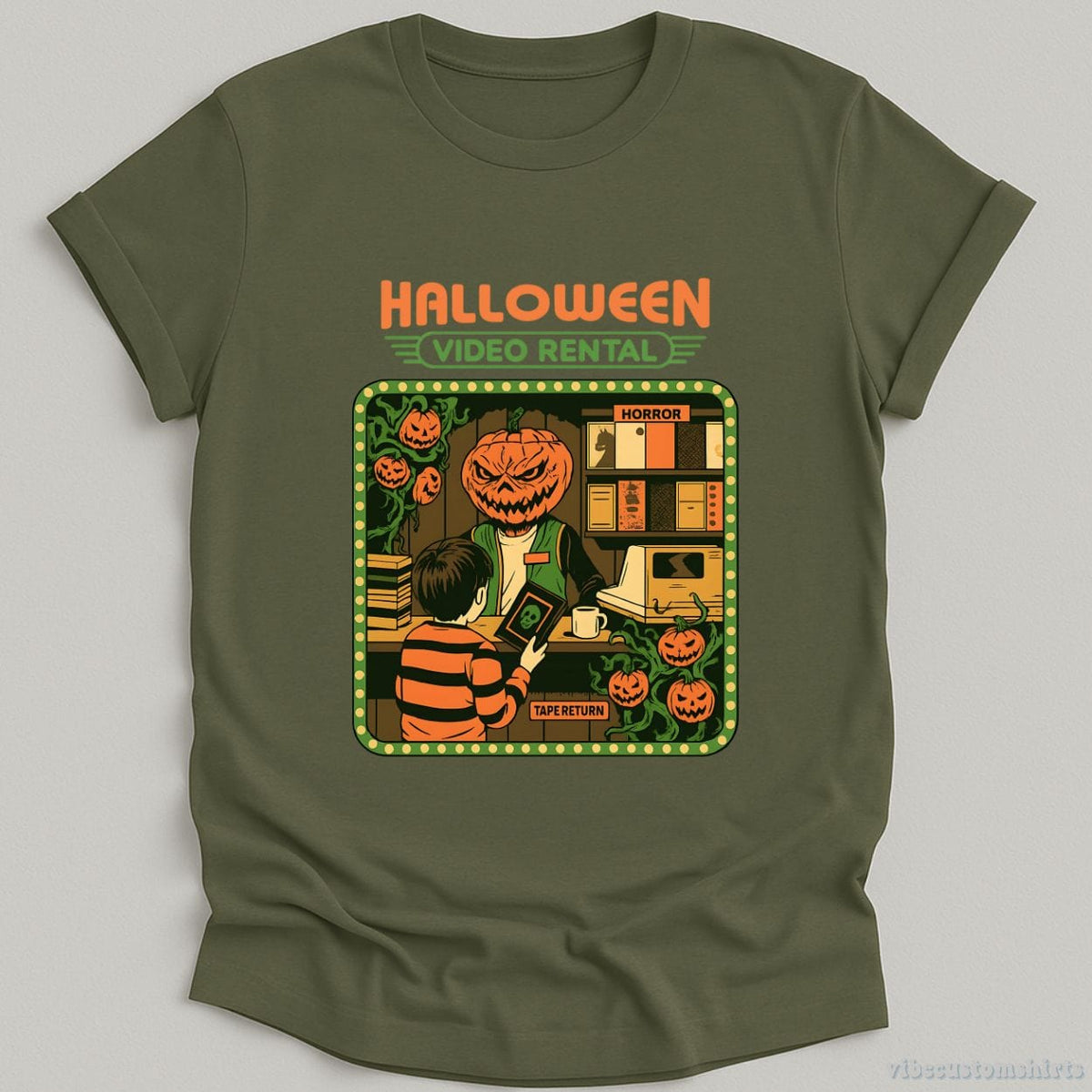 Retro Halloween Video Rental Shirt product image 3