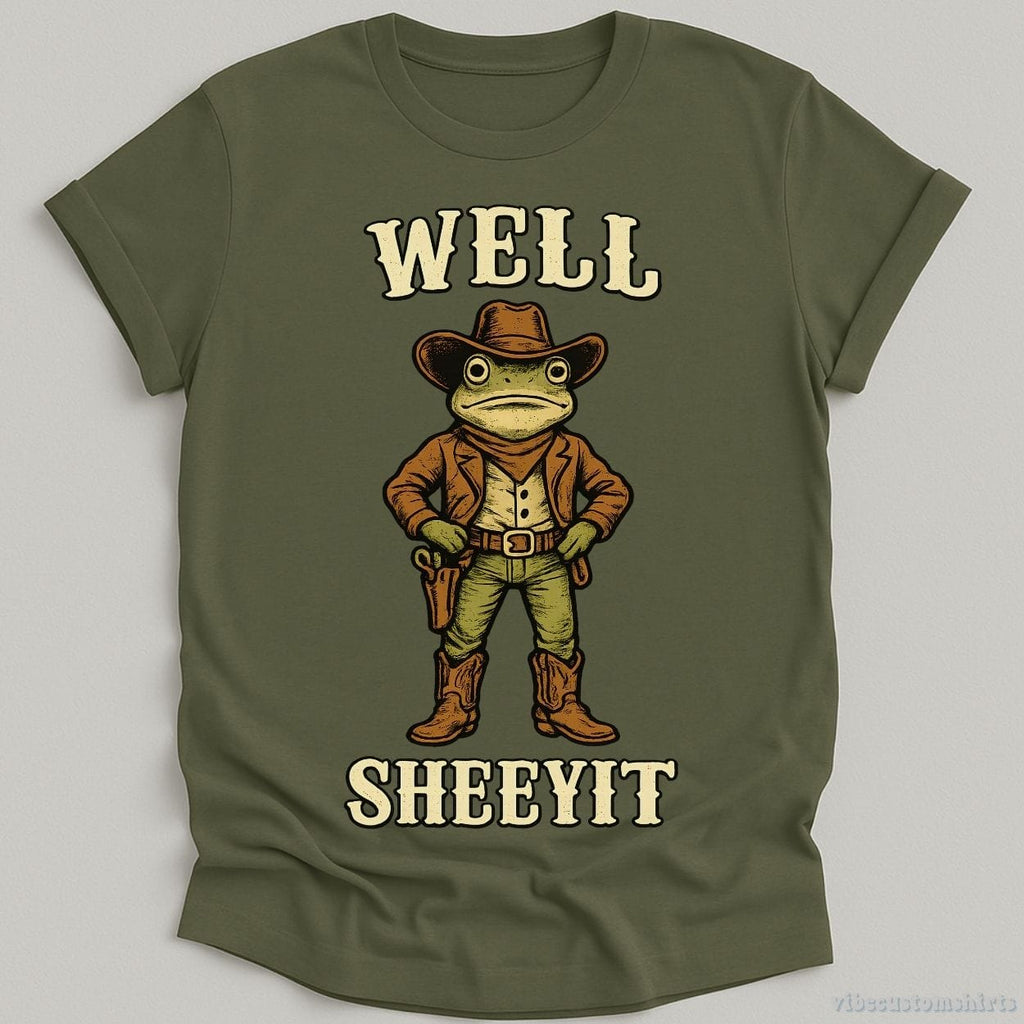 Well Sheeyit Vintage Western Frog Shirt product image 5