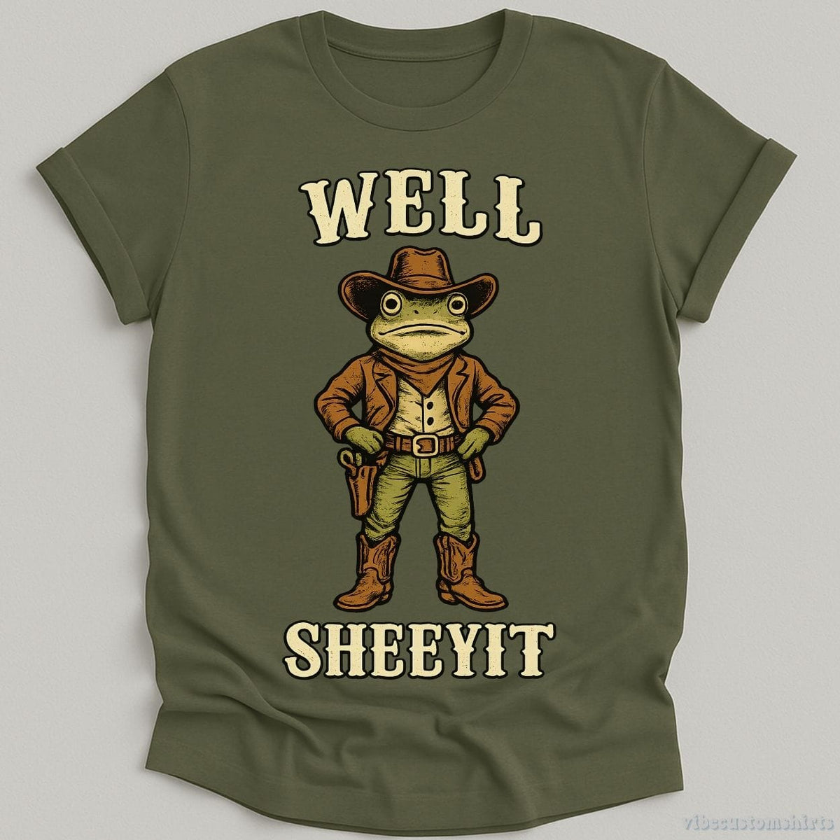 Well Sheeyit Vintage Western Frog Shirt product image 5