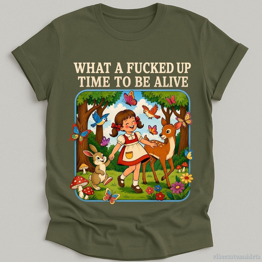 What A F cked Up Time To Be Alive Sarcastic Retro Shirt product image 5