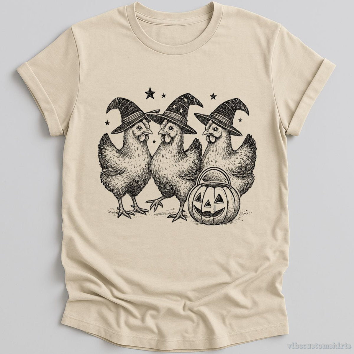 Chicken Witches Funny Halloween Shirt product image 4