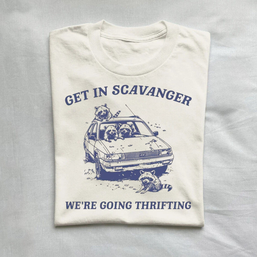 Get In Scavanger We Are Going Thrifting Retro T-shirt product image 1