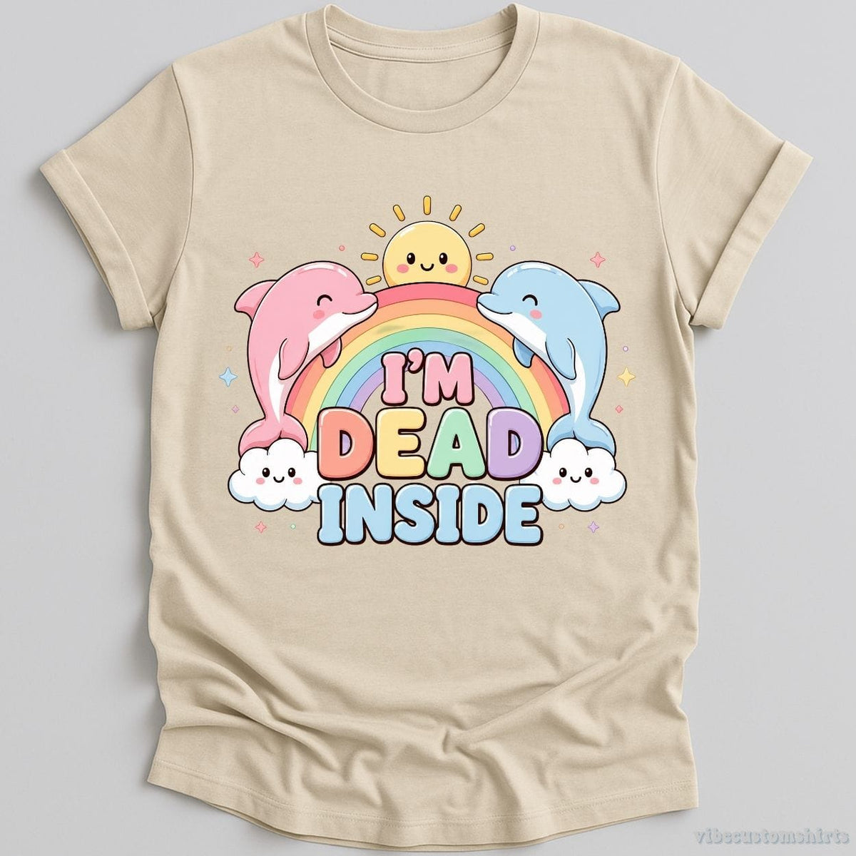 I'm Dead Inside Cute Dolphins Shirt product image 5