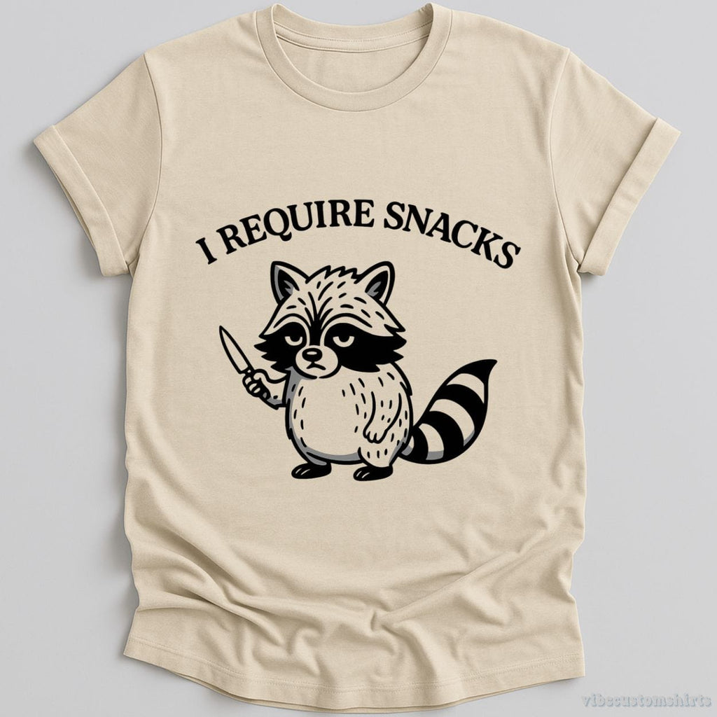 I Require Snacks Shirt product image 1