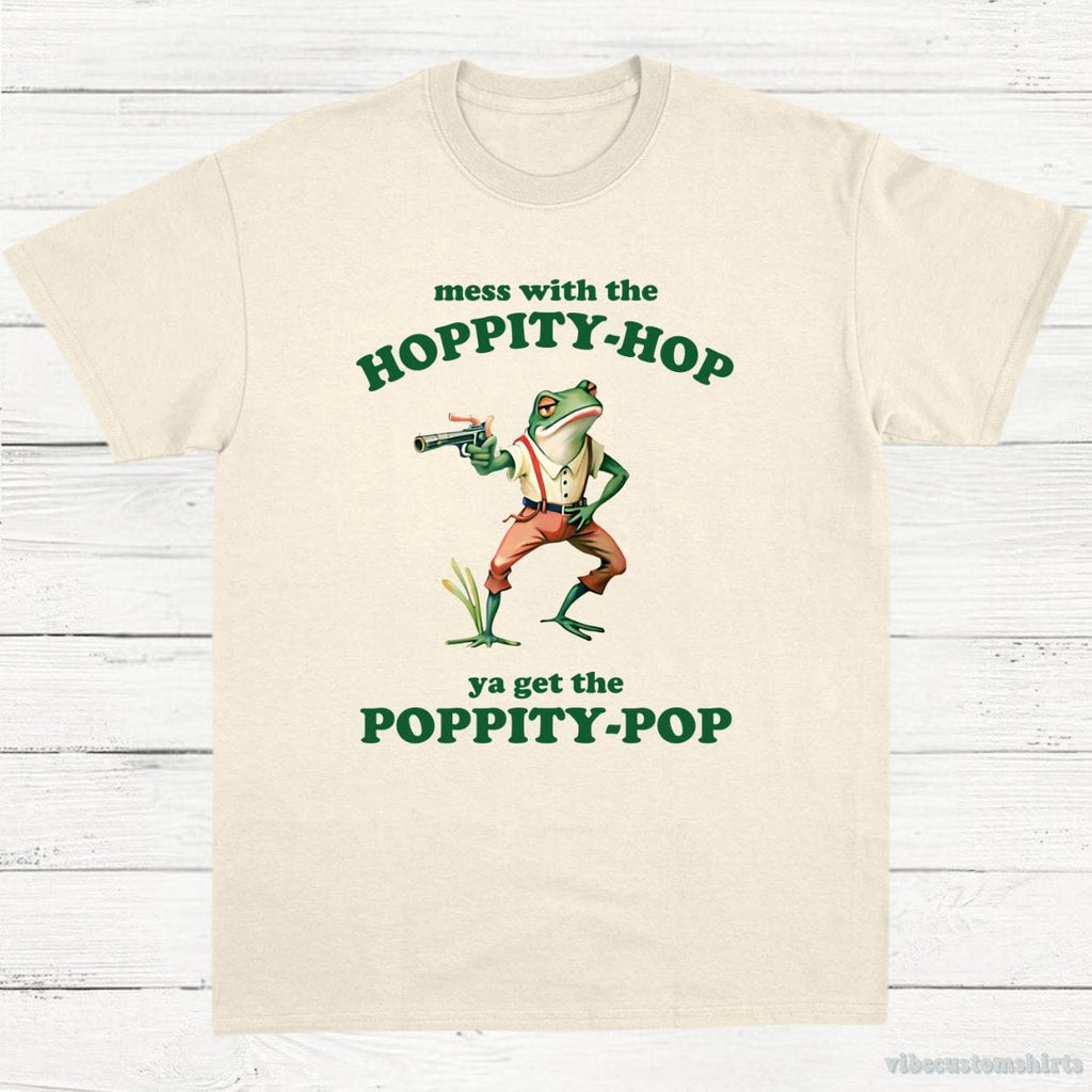 Mess With The Hoppity Hop Ya Get Poppity Pop Frog Shirt product image 2