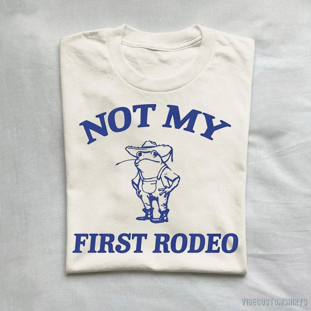 Not My First Rodeo Funny Frog Shirt product image 1