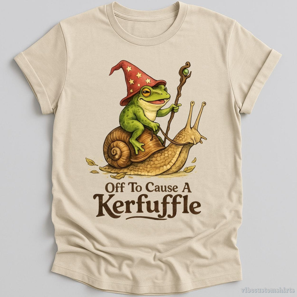 Off To Cause A Kerfuffle Frog And Snail Shirt product image 1