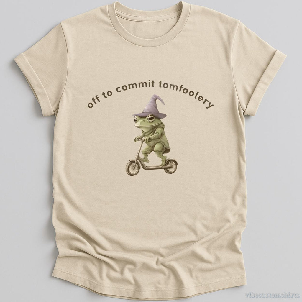 Off to Commit Tom Foolery Frog Meme Shirt product image 2