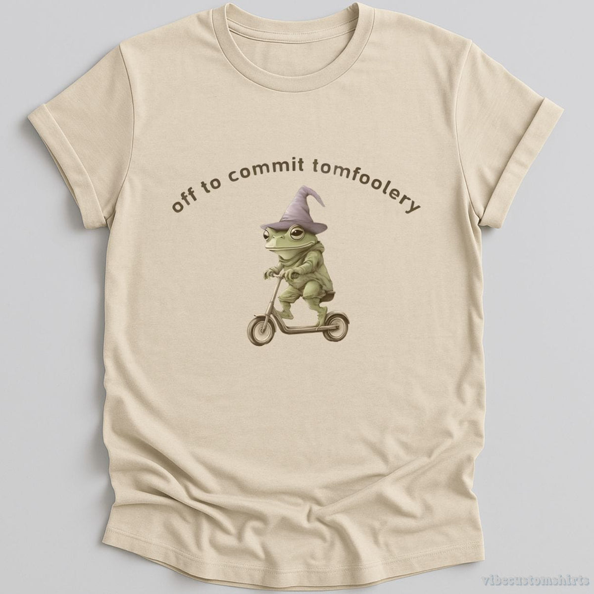 Off to Commit Tom Foolery Frog Meme Shirt product image 2