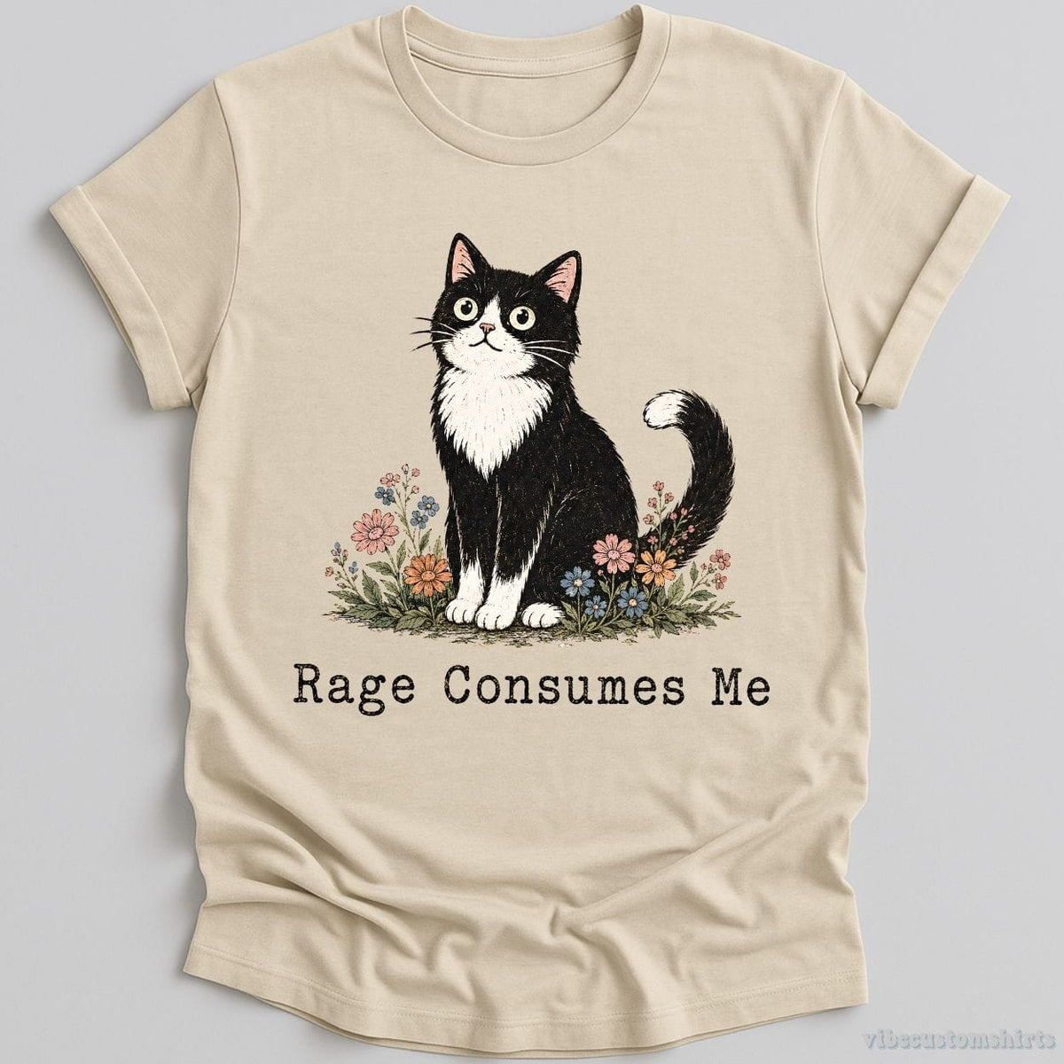 Rage Consumes Me Fluffy Cat Shirt product image 4