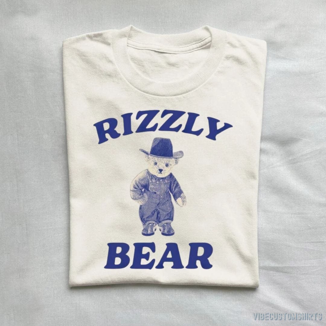 Rizzly Bear Funny Meme T-Shirt product image 1