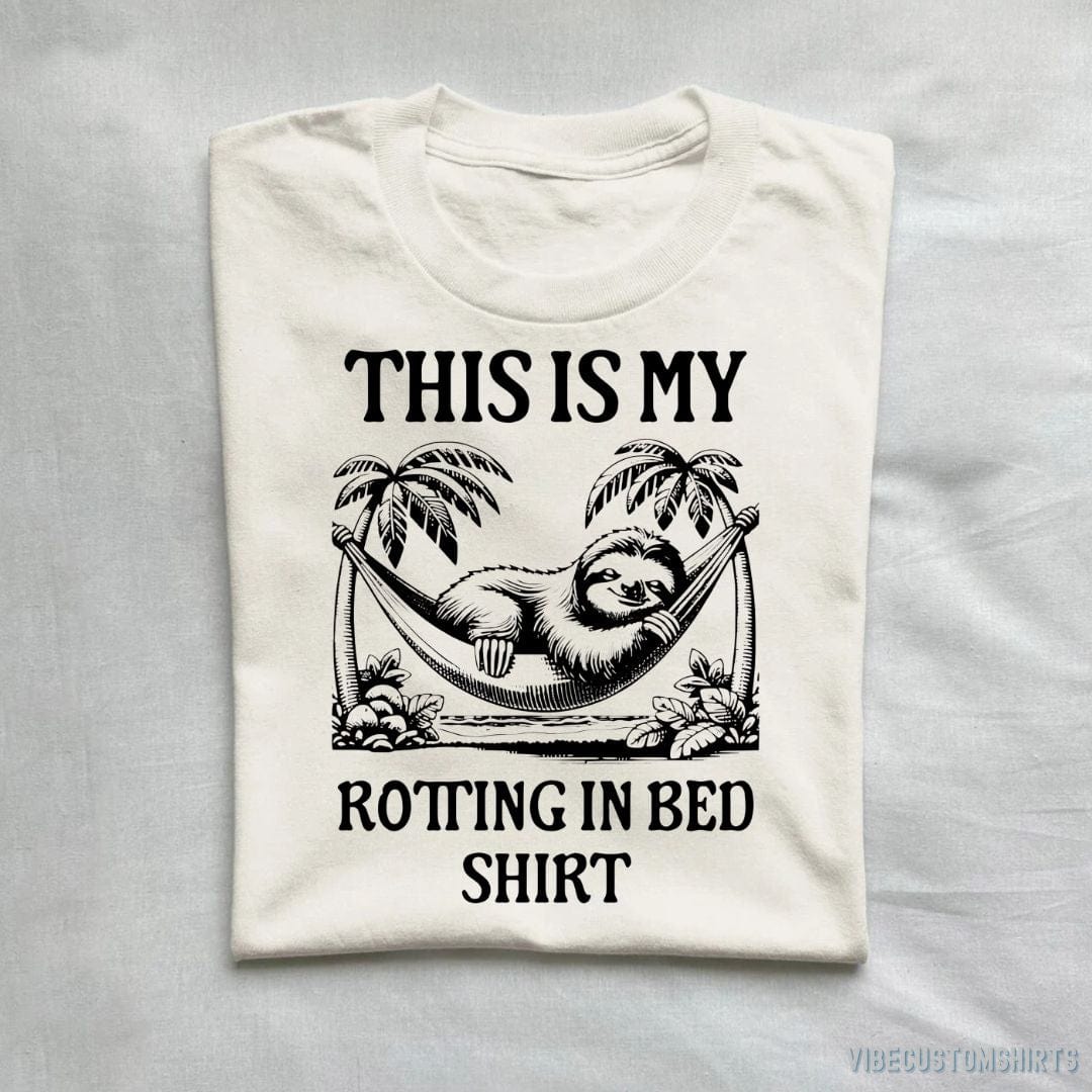 This is My Rotting in Bed Sloth Shirt product image 3