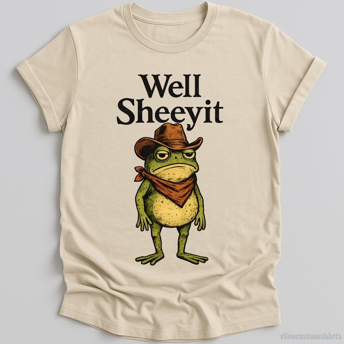 Well Sheeyit Cowboy Frog Shirt product image 4
