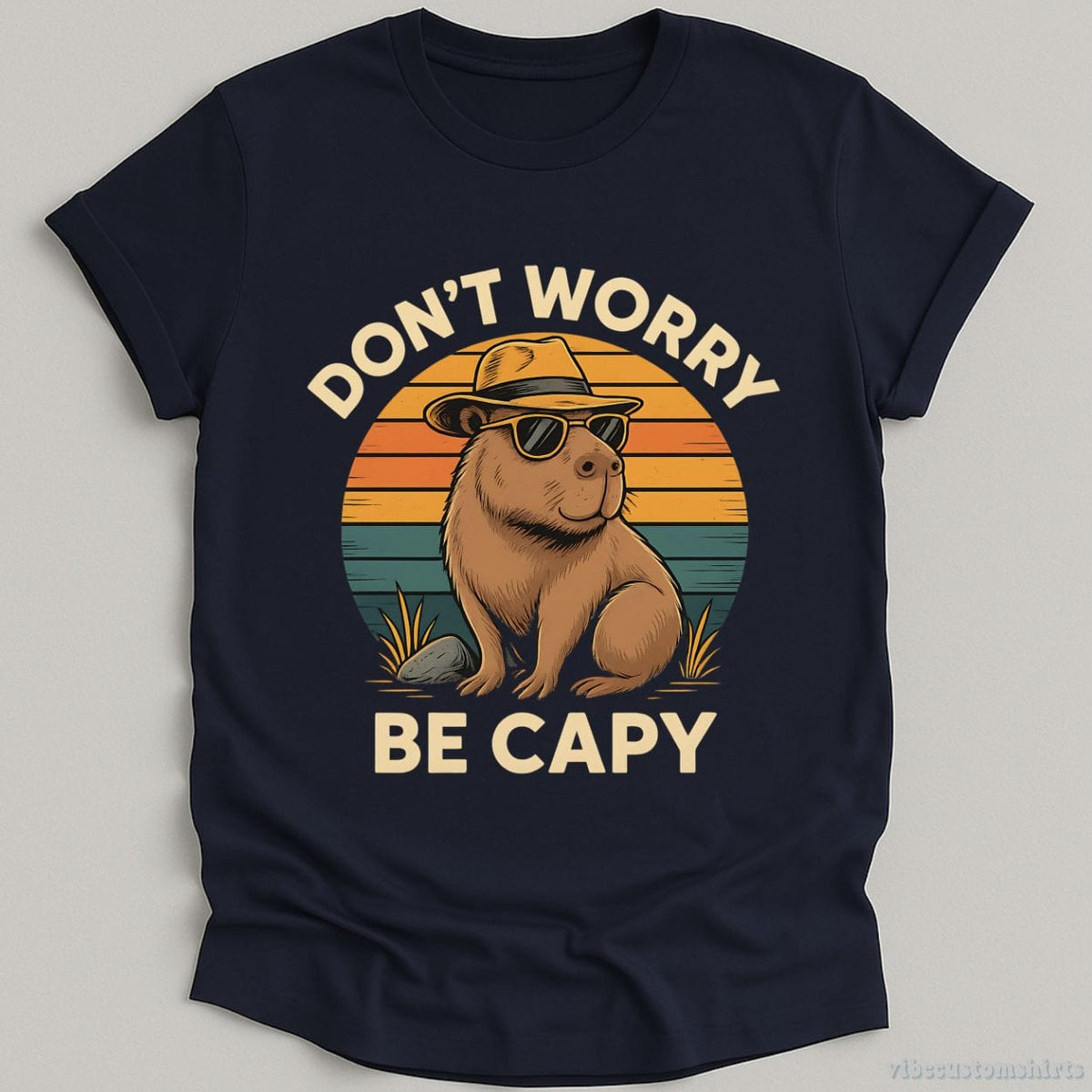 Don't Worry Be Capy Shirt product image 3