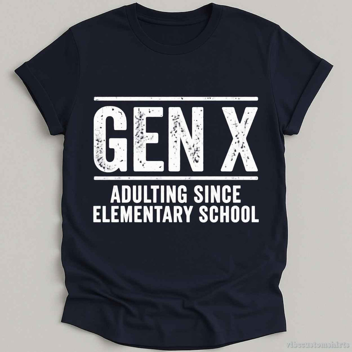 Gen X Adulting Since Elementary School Shirt product image 4