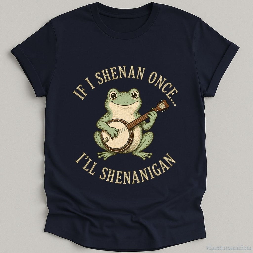 If I Shenan Once I'll Shenanigan Frog With Banjo Shirt product image 4
