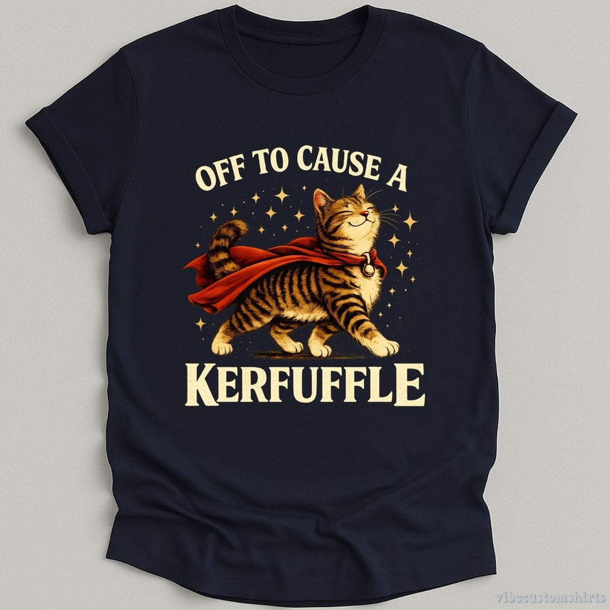 Off To Cause A Kerfuffle Funny Cat Shirt product image 5