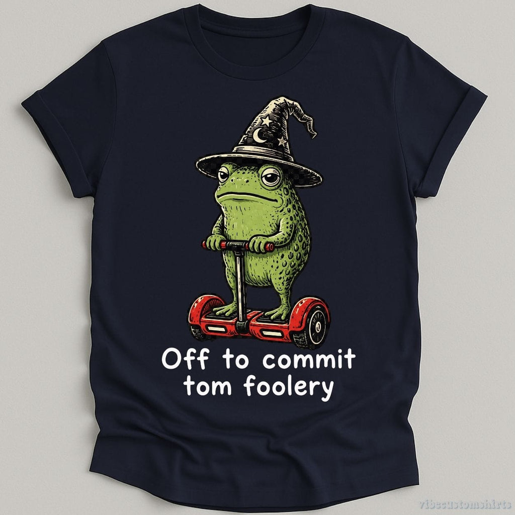 Off To Commit Tom Foolery Wizard Frog Shirt product image 4