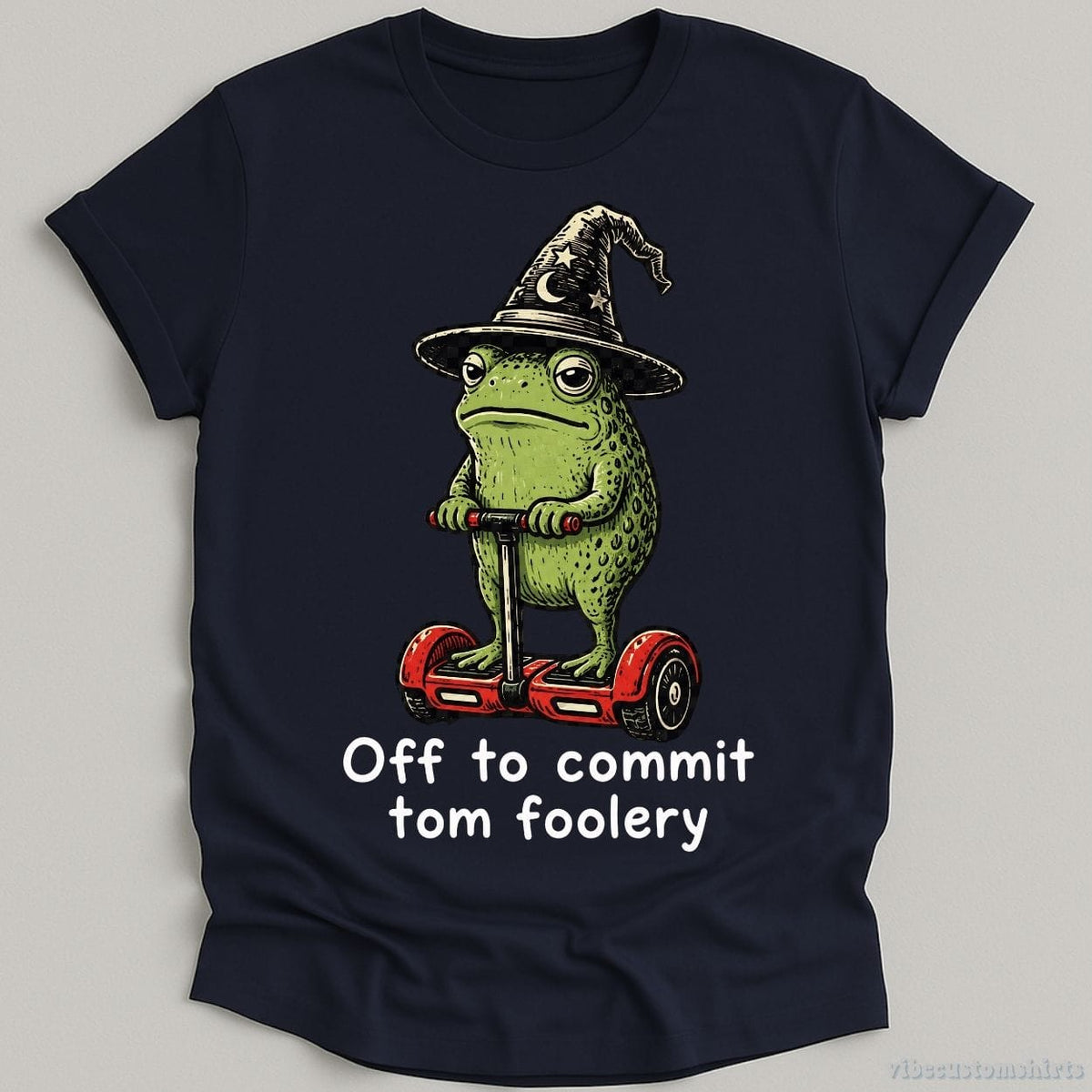 Off To Commit Tom Foolery Wizard Frog Shirt product image 4