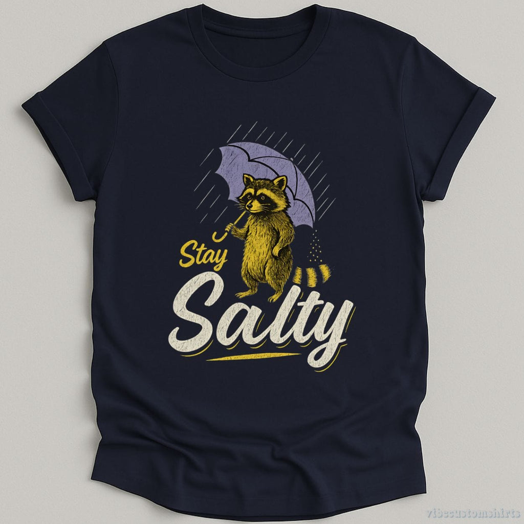 Stay Salty Funny Raccoon Shirt product image 1