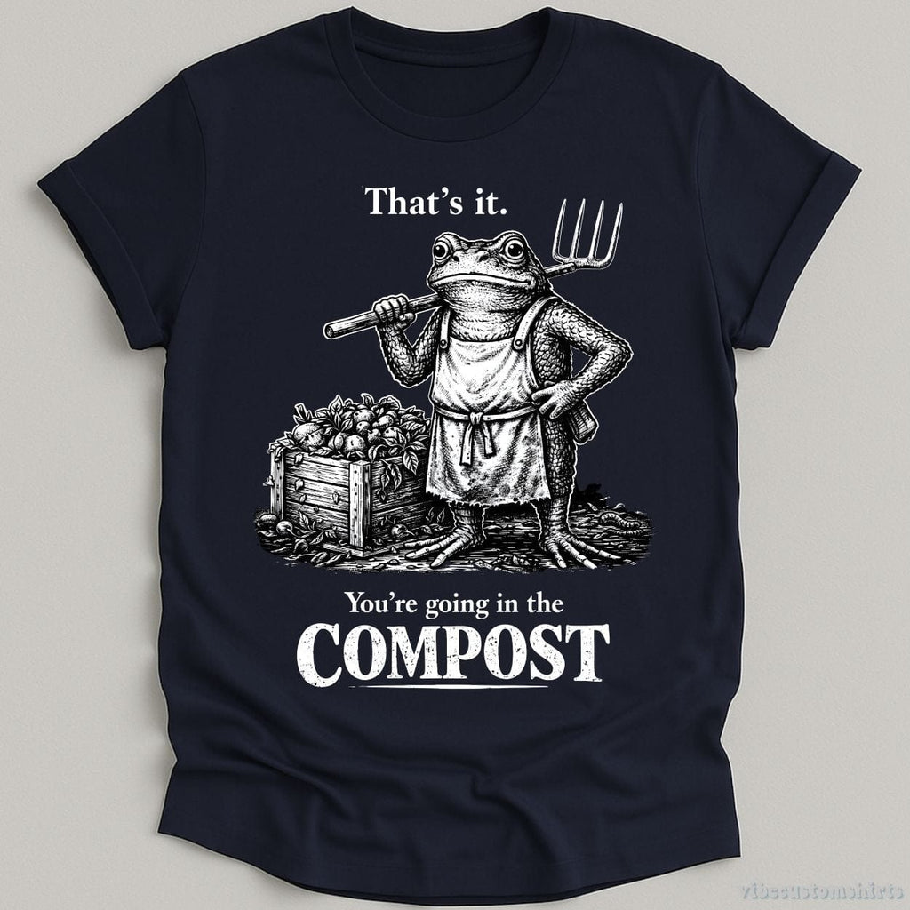That's it You're Going in the Compost Vintage Frog Shirt product image 3