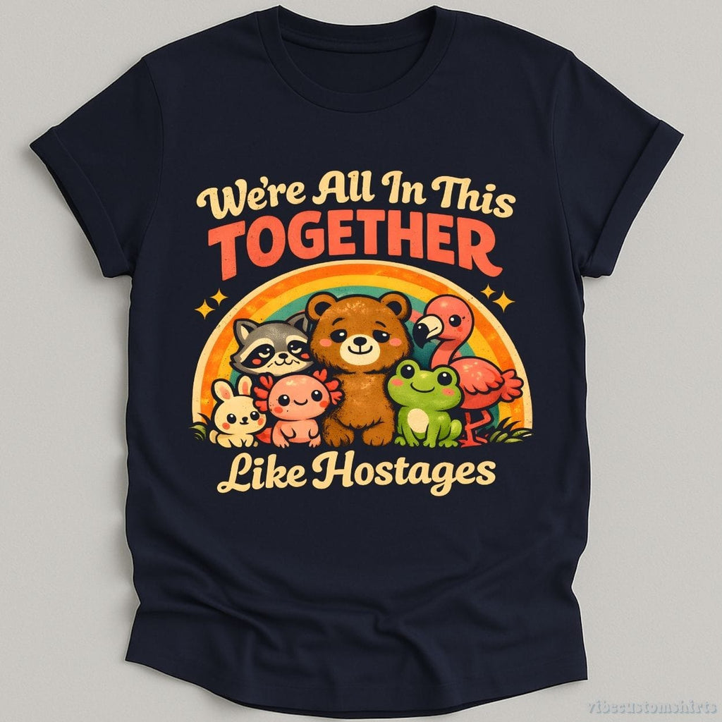 We're All In This Together Like Hostages Sarcastic Shirt product image 3