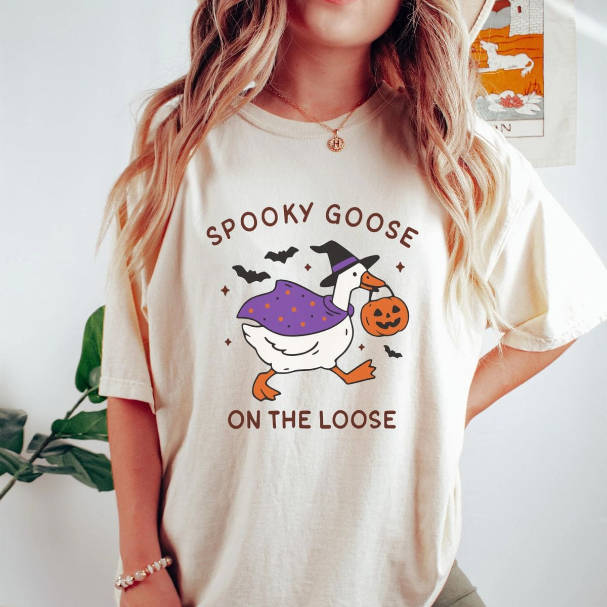 Spooky Goose on the Loose Halloween Shirt product image 5