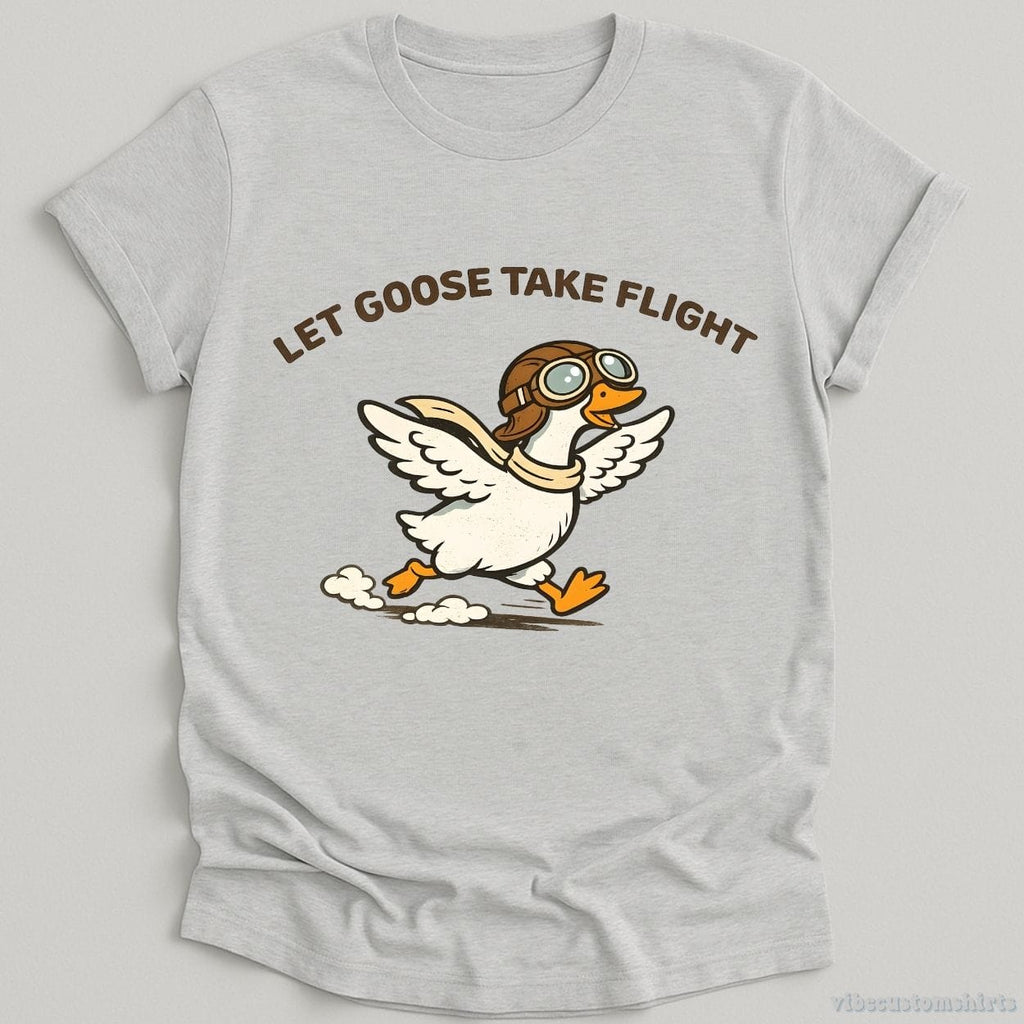 Let Goose Take Flight Humor Shirt product image 3
