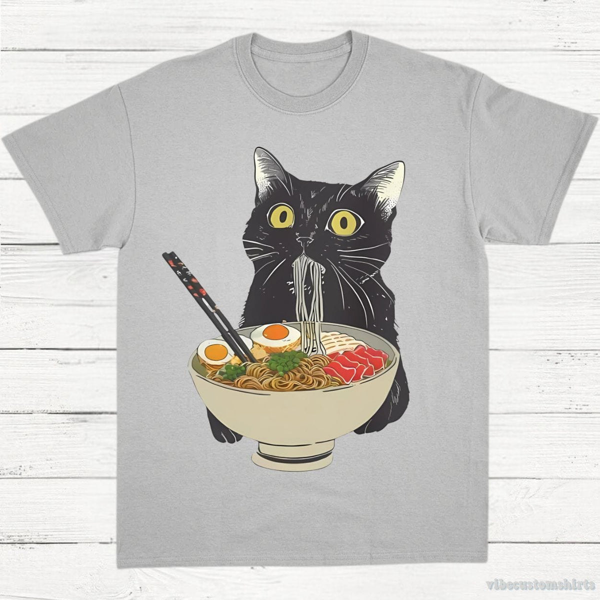 Noodle Cat, Ramen Shirt product image 7