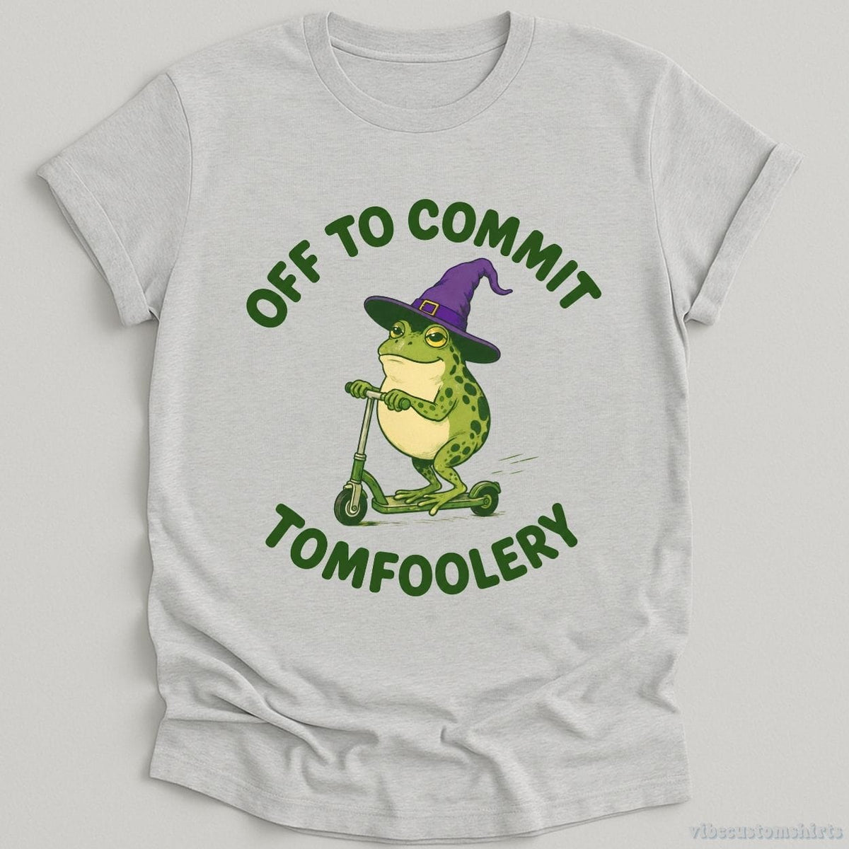 Off To Commit Tomfoolery Humorous Frog Shirt product image 1