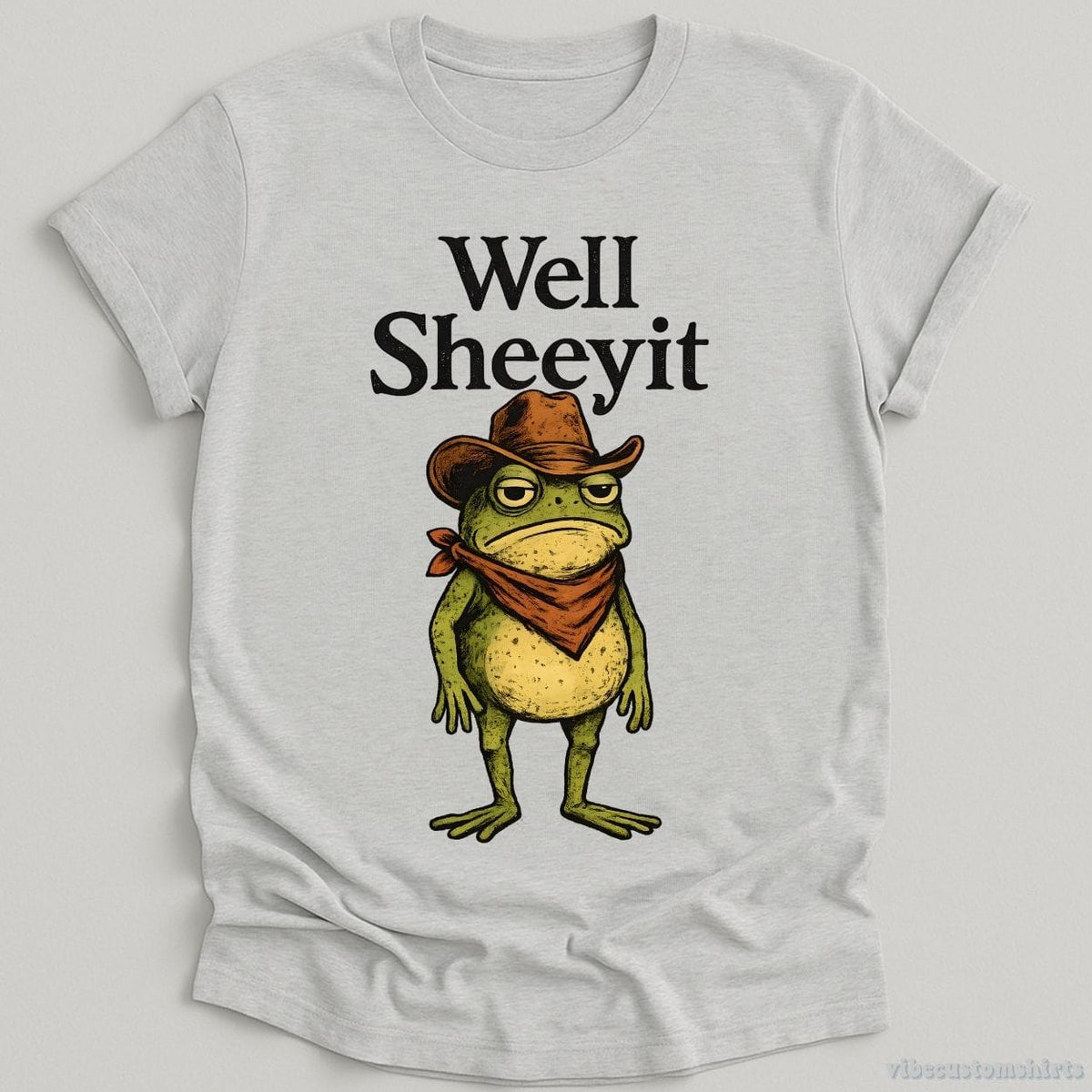 Well Sheeyit Cowboy Frog Shirt product image 5