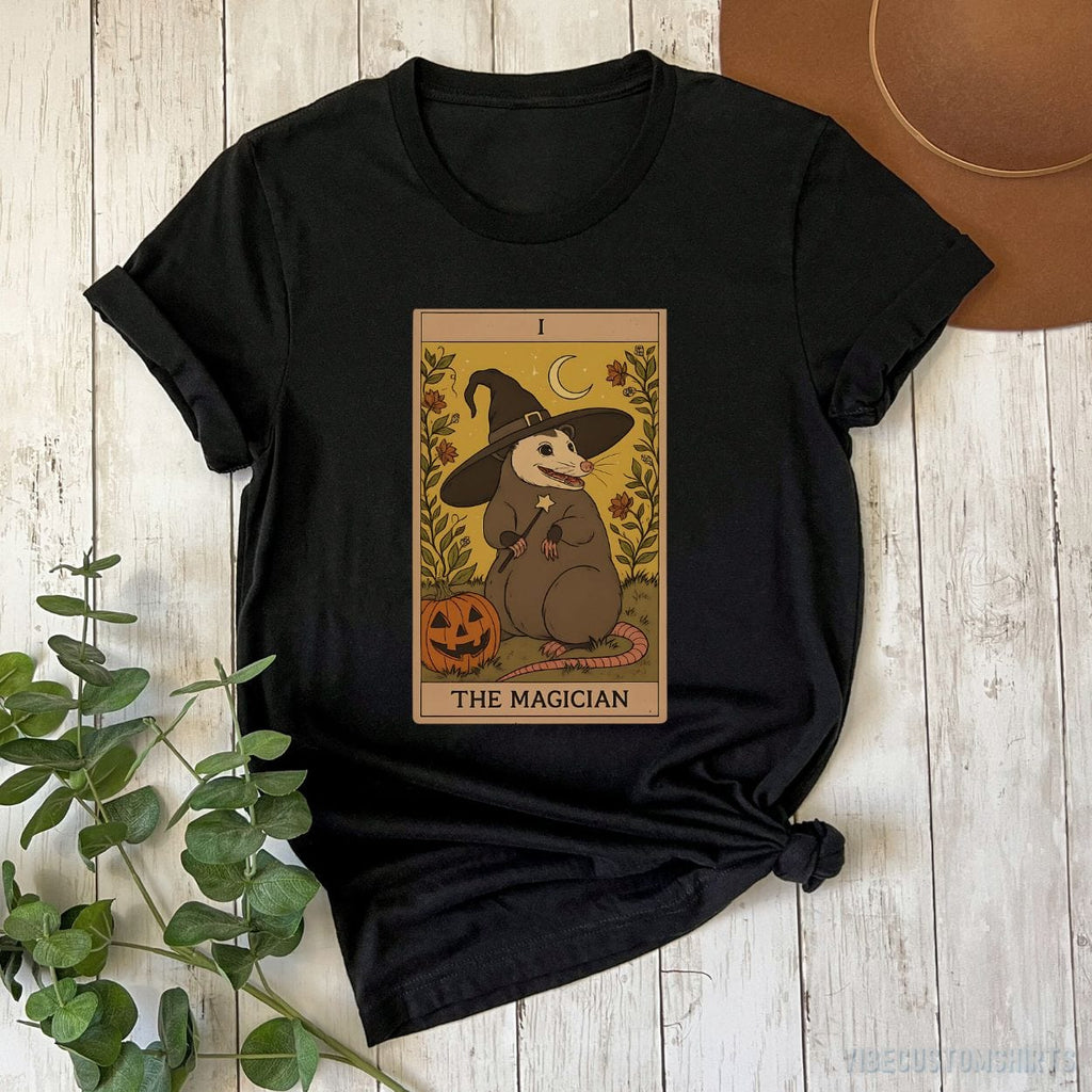 The Magician Possum Tarot Halloween Shirt product image 3