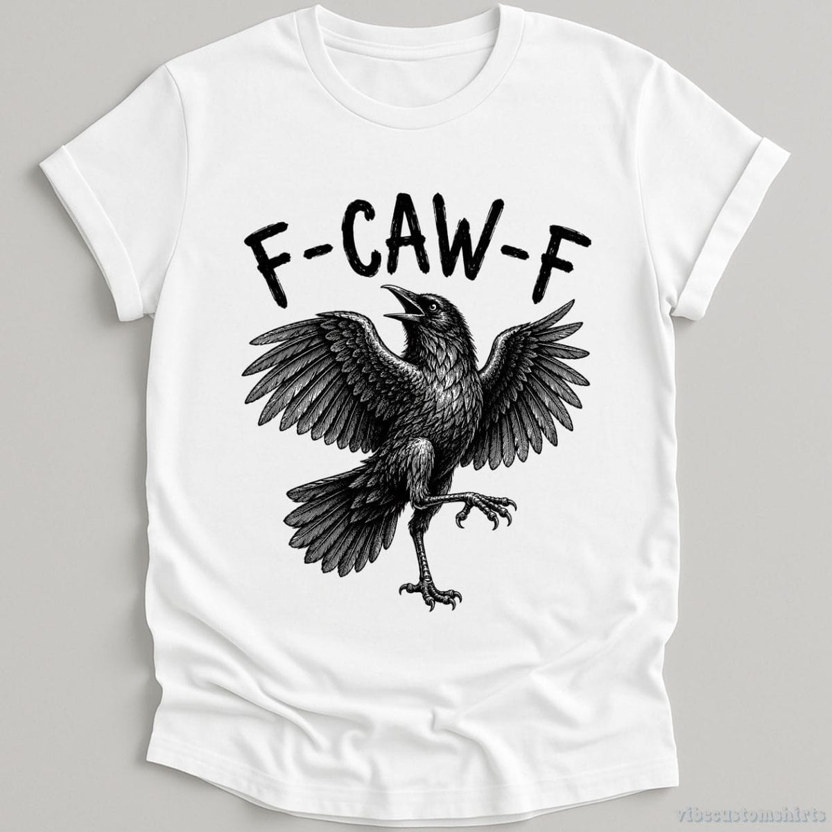 F Caw F Black Crow Joke Shirt product image 1