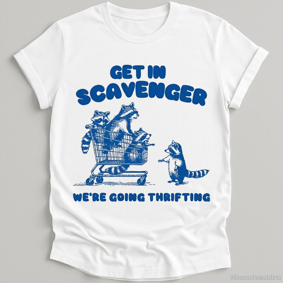 Get in Scavenger We're Going Thrifting Raccoon Shirt product image 2