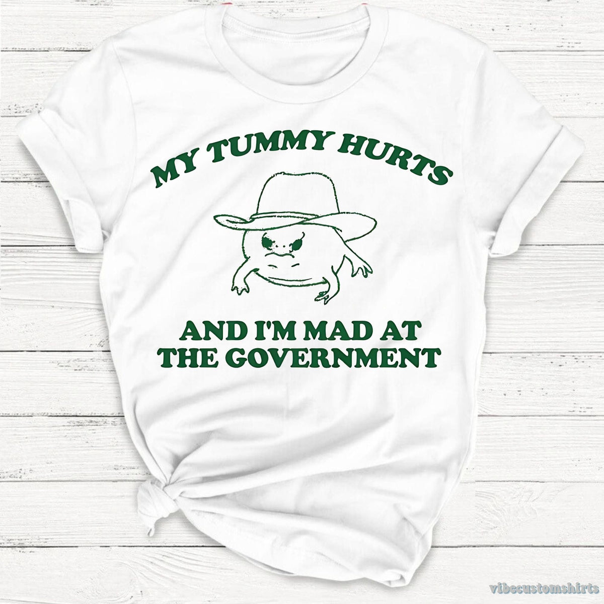 My Tummy Hurts I'm Mad At Government Silly Meme Ibs Shirt product image 2