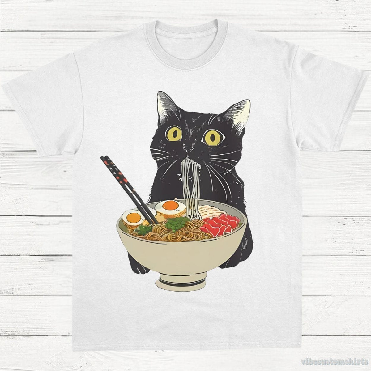 Noodle Cat, Ramen Shirt product image 3
