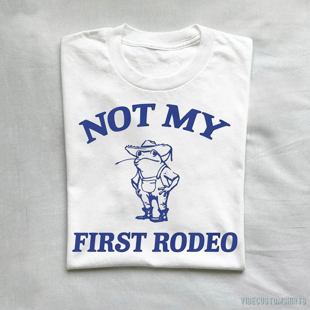 Not My First Rodeo Funny Frog Shirt product image 2