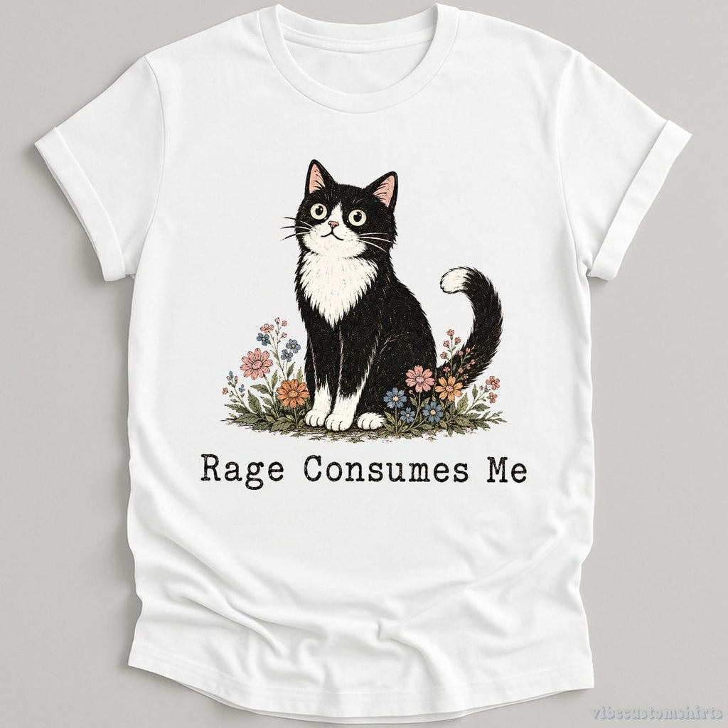 Rage Consumes Me Fluffy Cat Shirt product image 2
