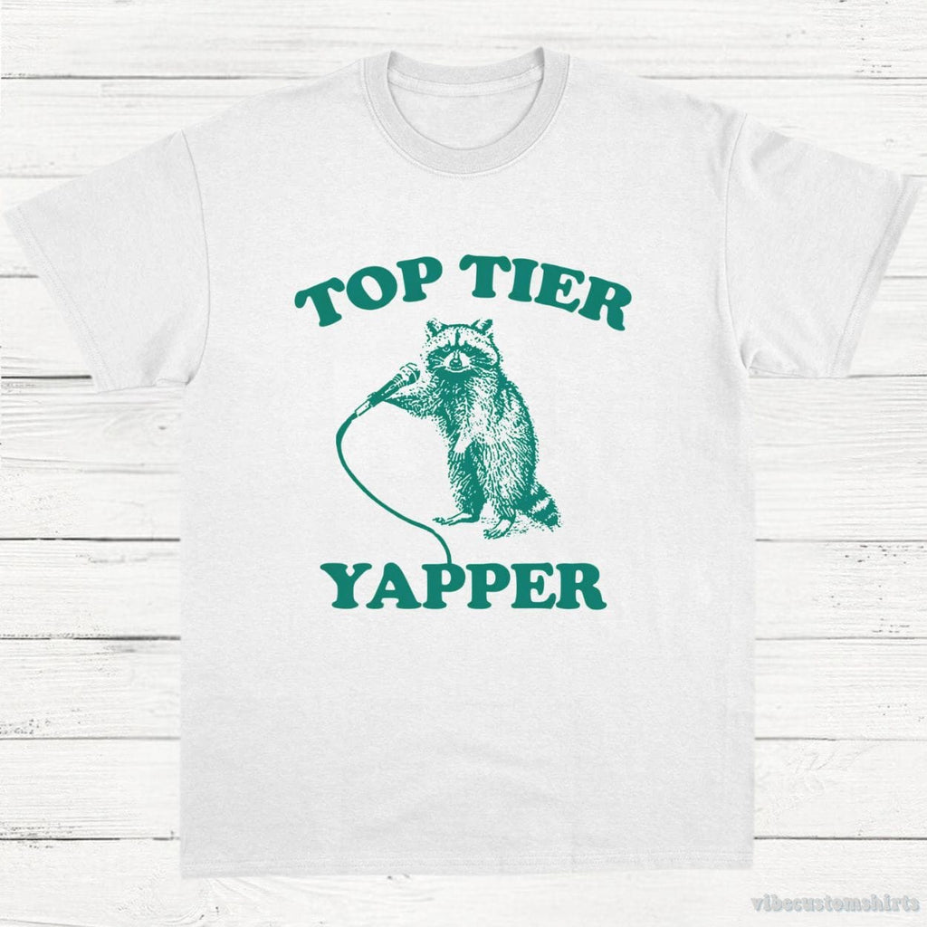 Top Tier Yapper Raccoon Meme Shirt product image 3