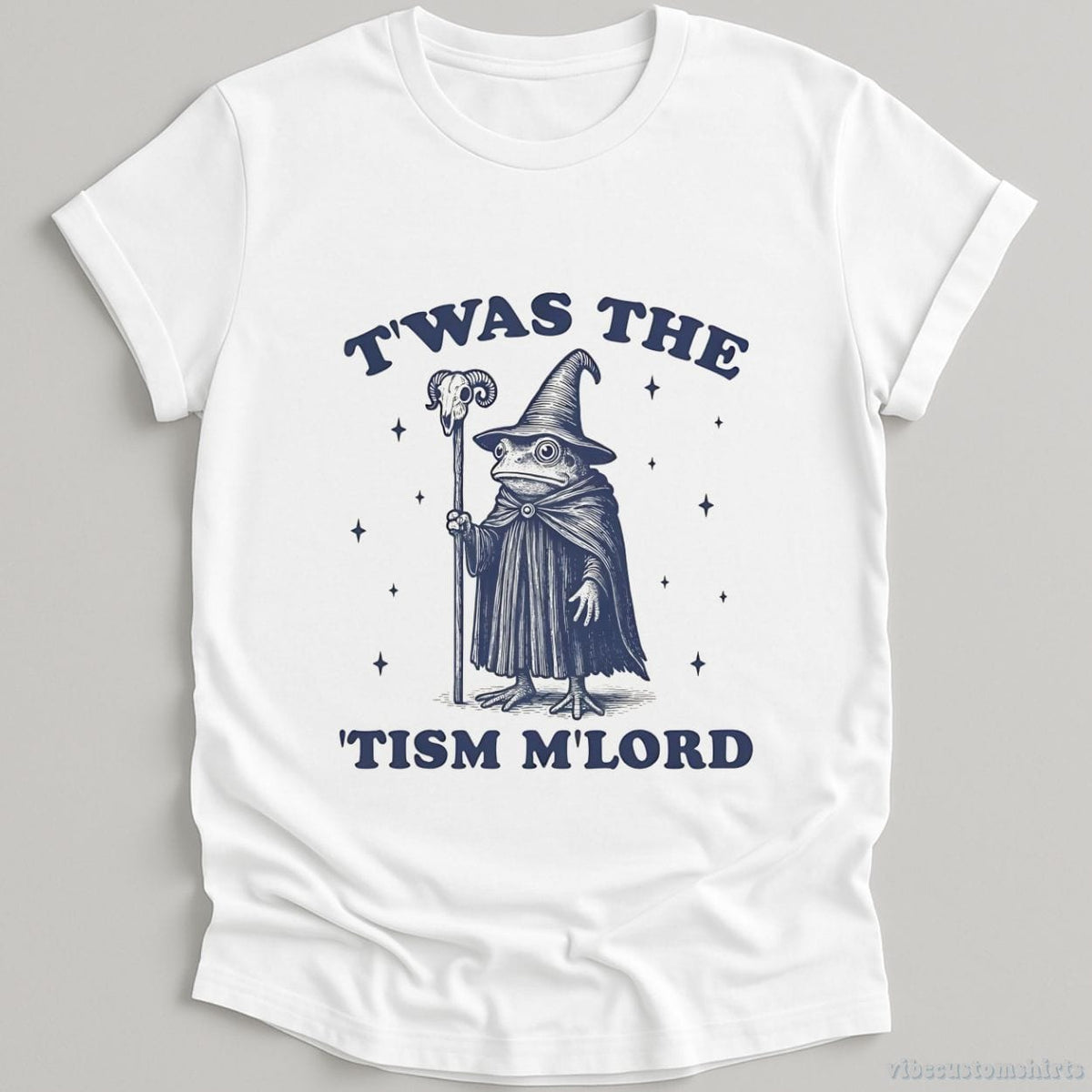 Twas The Tism Mlord Frog Wizard Shirt product image 2