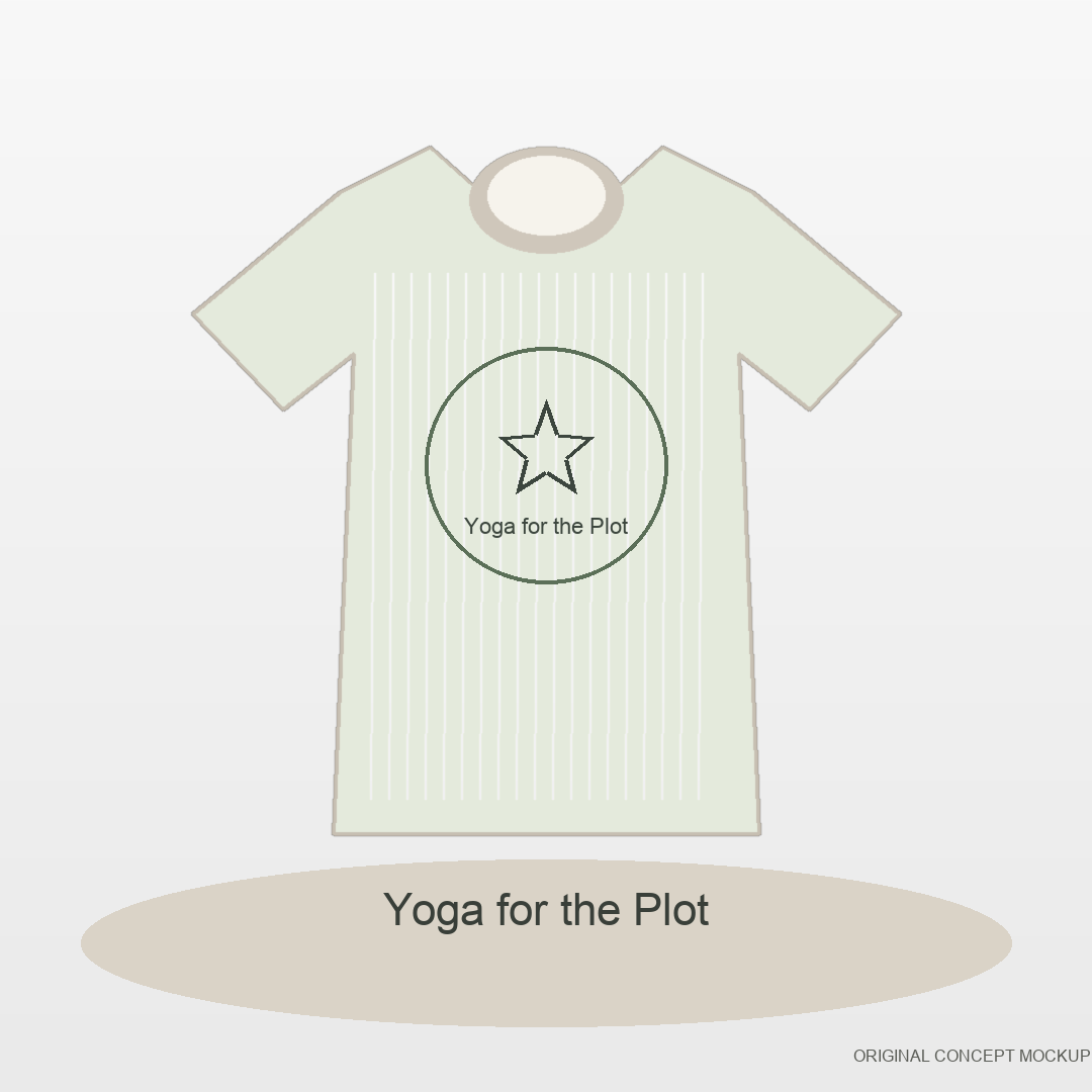 Sunrise Yoga Meadow original POD T-shirt artwork